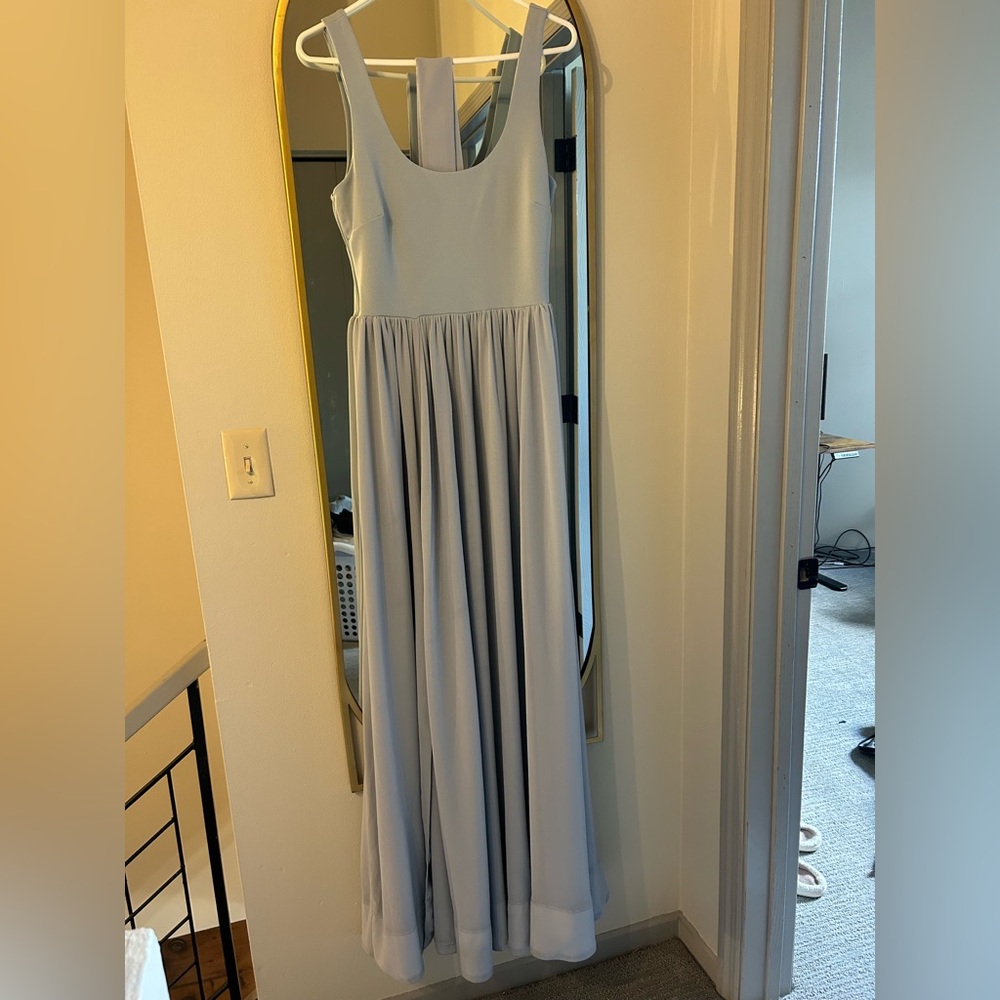 Show Me Your MuMu Steel Blue Harper Maxi Dress
